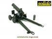 L'obusier lourd de 250 mm sur roues en miniature de Solido en boite jaune