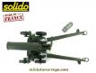 L'obusier lourd de 250 mm sur roues en miniature de Solido en boite jaune