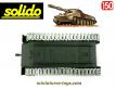 Le char amphibie russe PT76 vert miniature de Solido en boite jaune au 1/50e