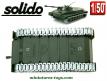 Le char amphibie russe PT76 vert n°71 en miniature Solido au 1/50e 