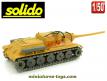 Le char russe SU 100 S sable miniature Solido première génération au 1/50e
