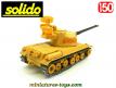 Le char AMX 30 bitube anti-aérien sable armée égyptienne de Solido au 1/50e