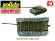 Le char AMX 30 A1 miniature de Solido au 1/50e incomplet