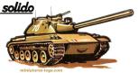 Le support de train de roulement vert du char AMX30 miniature Solido au 1/50e