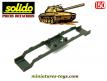 Le support de train de roulement vert du char AMX30 miniature Solido au 1/50e