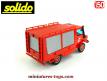 Le Mercedes Unimog 1300 pompiers miniature de Solido au 1/50e a réparer