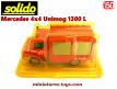 Le Mercedes Unimog 1300 pompiers miniature de Solido au 1/50e a réparer