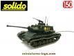Le char Patton M7 français en miniature téléguidé de Solido au 1/50e incomplet