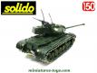 Le char Patton M47 miniature téléguidé de Solido au 1/50e incomplet