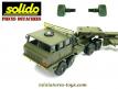 Deux rétroviseurs pour le Berliet T12 porte char miniature de Solido au 1/50e