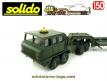 Le Berliet T12 et sa semi porte char en miniature Solido au 1/50e incomplet