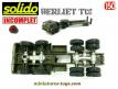 Le Berliet T12 semi porte char en miniature de Solido au 1/50e incomplet