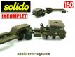 Le Berliet T12 semi porte char en miniature par Solido au 1/50e incomplet