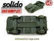 Le VLTT Jeep auto Union DKW Munga en miniature Solido au 1/43e incomplet