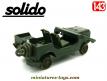 Le VLTT Jeep auto Union DKW Munga miniature de Solido au 1/43e incomplet