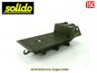 Le véhicule amphibie Berliet Aurochs Alvis miniature Solido incomplet au 1/50e