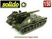 Le canon automoteur M41 Govila miniature par Solido au 1/50e incomplet
