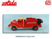 Le camion de pompiers ACMAT TPK 4.20 en miniature par Solido au 1/50e