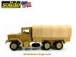 Le camion Kaiser Jeep M35 6x6 sable bâché en miniature de Solido au 1/50e