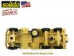 Le camion Kaiser Jeep M35 6x6 sable bâché en miniature de Solido au 1/50e
