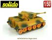 Le char allemand PzKw VI Tigre I sable en miniature de Solido au 1/50e