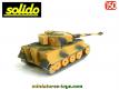 Le char allemand PzKw VI Tigre I sable camo miniature de Solido au 1/50e