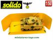 Le char allemand PzKw VI Tigre I brun camo de vert en miniature Solido au 1/50e