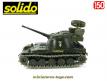 Le blindé AMX 13 DCA anti-aérien miniature par Solido n° 223 au 1/50e