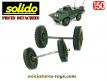 Les 4 roues du Commando Cage US M706 miniature de Solido au 1/50e