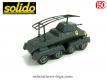 Le SdKfz 232 Bussing-Nag allemand miniature de Solido au 1/50e