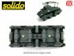 Le SdKfz 232 Bussing-Nag allemand miniature de Solido au 1/50e
