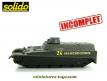 L'AMX 13 VTT miniature de Solido première génération au 1/50e incomplet