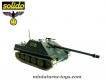 Le chasseur de chars allemand Jagdpanther gris en miniature Solido au 1/50e