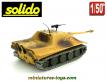 Le char Jagdpanther miniature motorisable de Solido au 1/50e incomplet