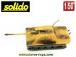 Le char Jagdpanther miniature motorisable de Solido au 1/50e incomplet