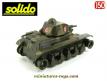 Le char français Renault R35 1940 en miniature de Solido incomplet au 1/50e