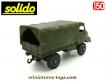 Le camion Simca Unic 4x4 Marmon militaire en miniature de Solido au 1/50e