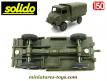 Le camion Simca Unic 4x4 Marmon militaire en miniature de Solido au 1/50e