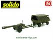 Le camion Simca Unic 4x4 Marmon avec un canon en miniature Solido au 1/50e