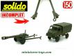 Le camion Simca Unic 4x4 Marmon avec un canon en miniature Solido au 1/50e