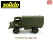 Le camion Simca Unic 4x4 Marmon militaire en miniature de Solido au 1/50e