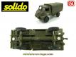 Le camion Simca Unic 4x4 Marmon militaire en miniature de Solido au 1/50e