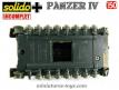 Le Panzer IV gris canon long en miniature de Solido incomplet au 1/50e