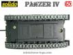 Le char allemand Panzer IV gris canon long en miniature de Solido au 1/50e