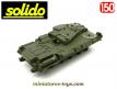 La caisse du lance missile AMX Pluton miniature de Solido au 1/50e incomplet