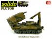 Le lance missile français Pluton AMX 30 miniature de Solido au 1/50e incomplet