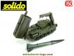 Le lance missile français Pluton AMX 30 en miniature de Solido au 1/50e