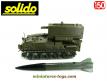 Le lance missile français Pluton AMX 30 en miniature de Solido au 1/50e