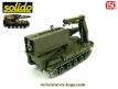 Le lance missile français Pluton AMX 30 en miniature de Solido au 1/50e