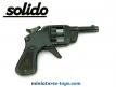 Le pistolet jouet de type revolver a barillet en métal par Solido